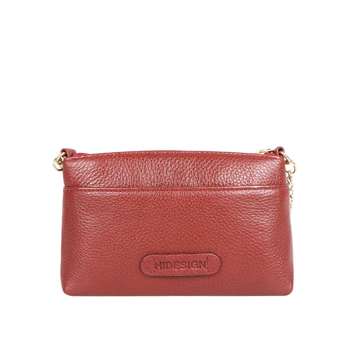 Redwood W1 Red Leather Sling Wallet