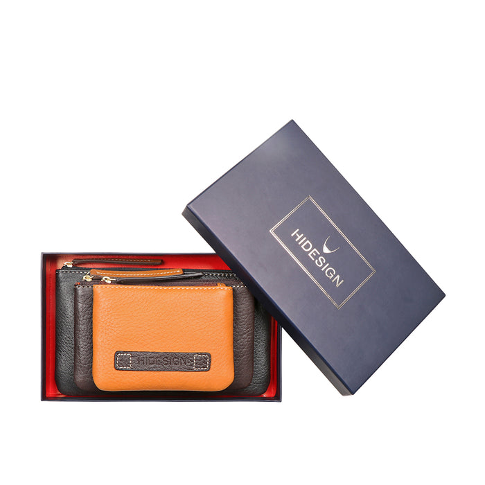 Remedios Black Leather Combo Pouch