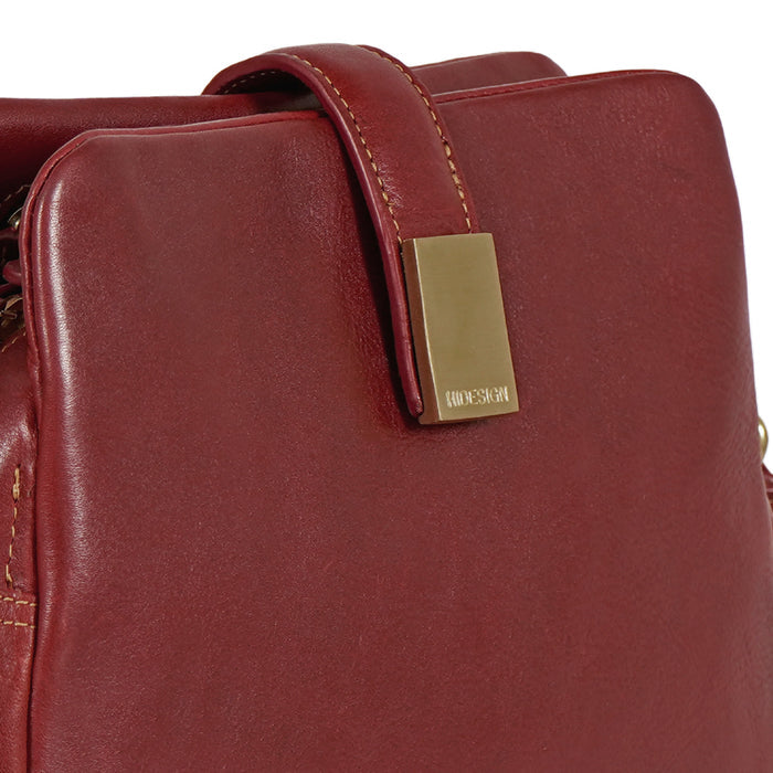 Resort 01 Red Leather Crossbody