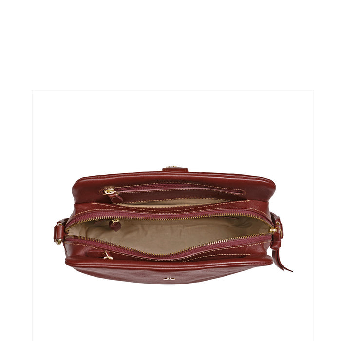 Resort 01 Red Leather Crossbody