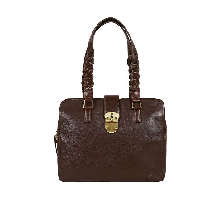 Resort 02 Brown Leather Shoulder Bag