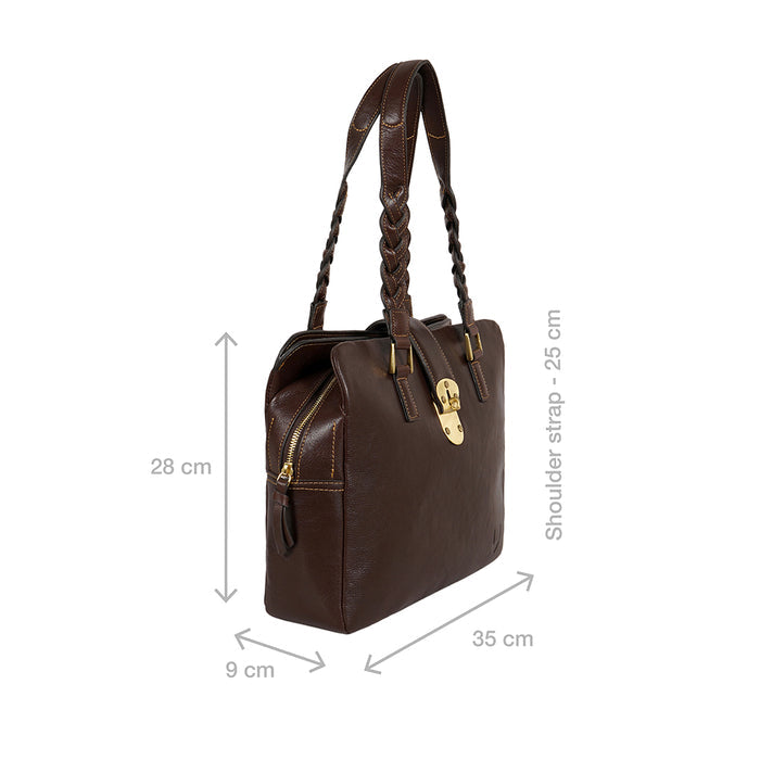 Resort 02 Brown Leather Shoulder Bag