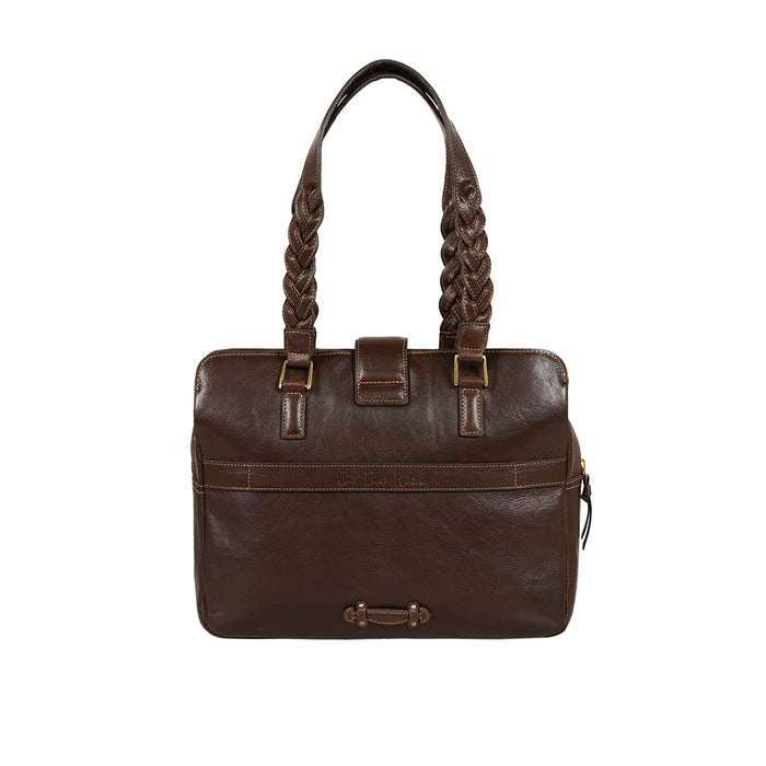 Resort 02 Brown Leather Shoulder Bag
