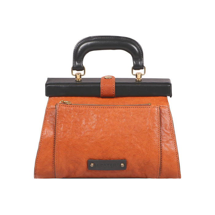 Retro 01 Orange Leather Sling Bag