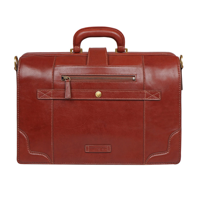 Retro 02 Tan Leather  Messenger Bag