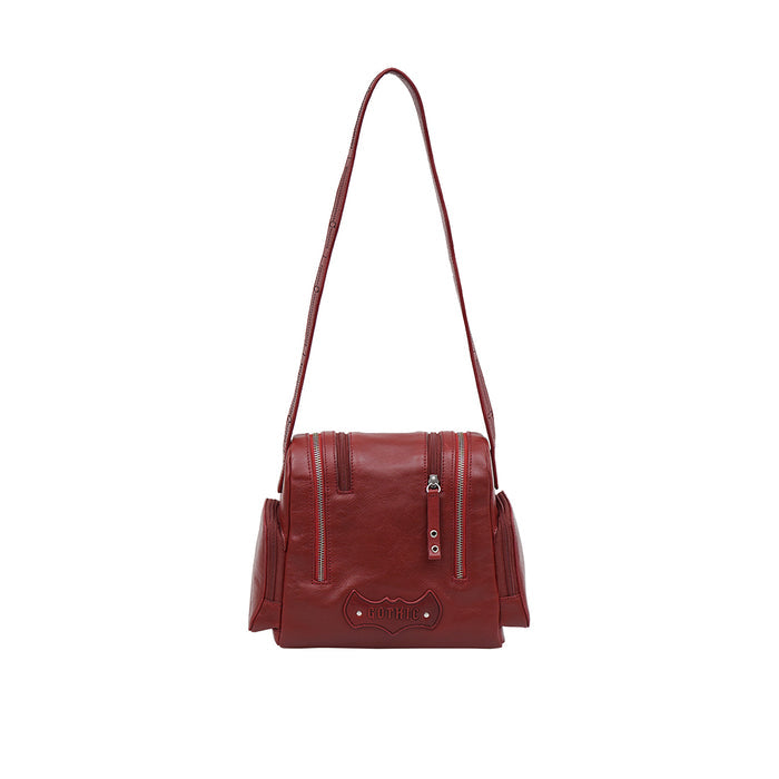 Rin Rin - 01 Red Leather Shoulder Bag