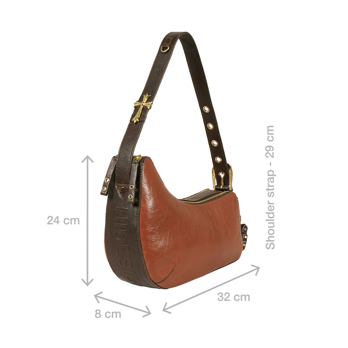 Rin Rin - 02 Brown Leather Shoulder Bag