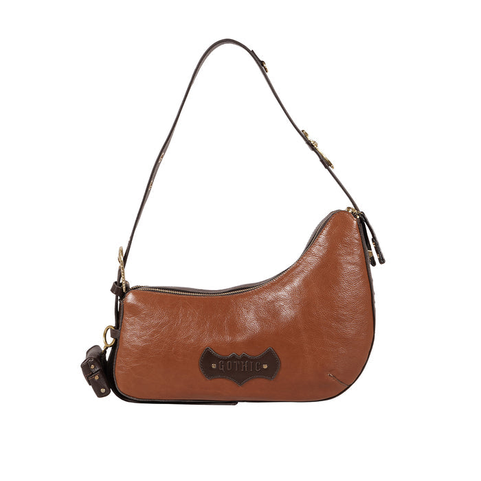 Rin Rin - 02 Brown Leather Shoulder Bag