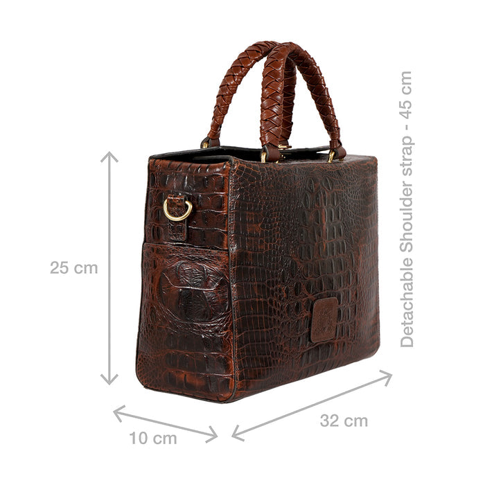 Ritz 02 Brown Leather Sling Bag
