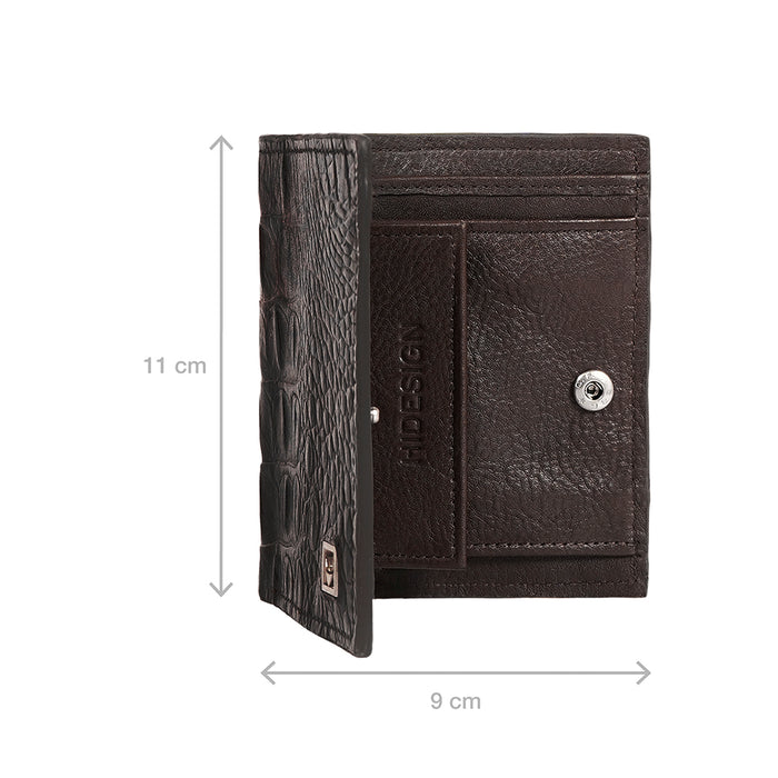 Ritz W1 Brown Leather Bi-Fold Wallet