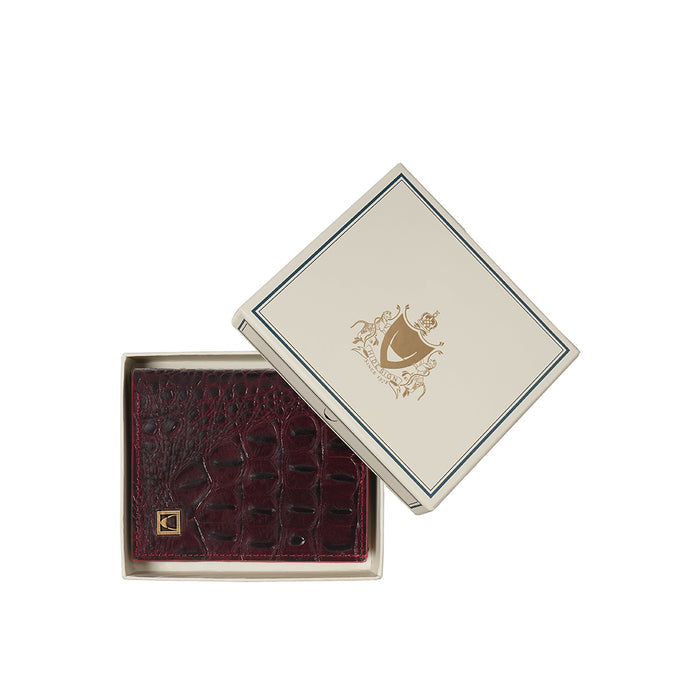Ritz W2 Marsala Leather Bi-Fold Wallet