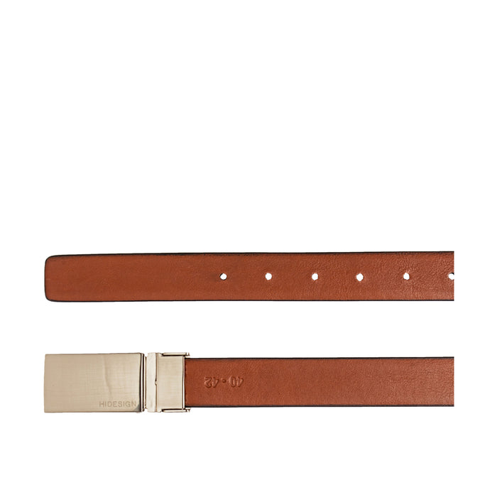 Robert 01 Men's Black Reversible Leather Belt