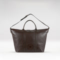 Roberto Brown Leather Duffle Bag