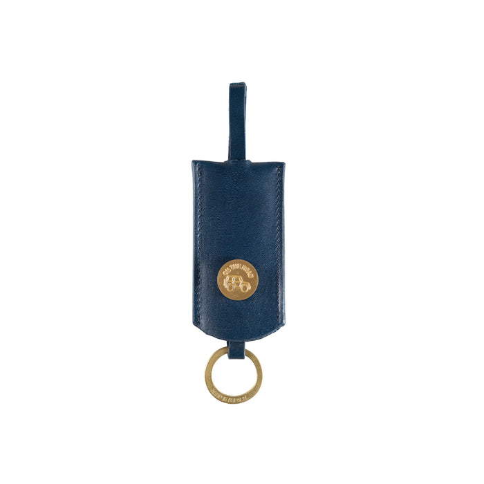 Rodos 01 Blue Leather Shoulder Bag