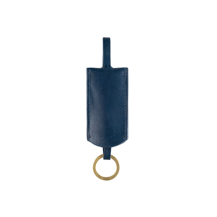 Rodos 01 Blue Leather Shoulder Bag