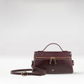 Rodos 01 Purple  Leather Shoulder Bag