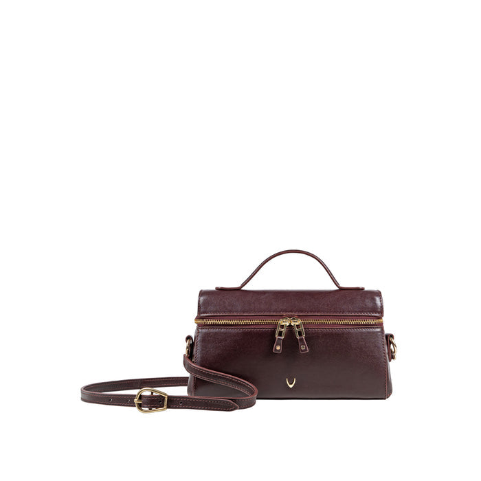 Rodos 01 Purple  Leather Shoulder Bag