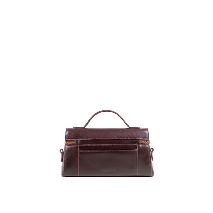 Rodos 01 Purple  Leather Shoulder Bag