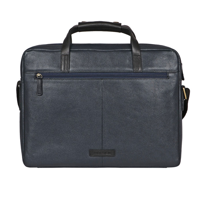 Ronaldo 01 Sb Blue Leather  Briefcase