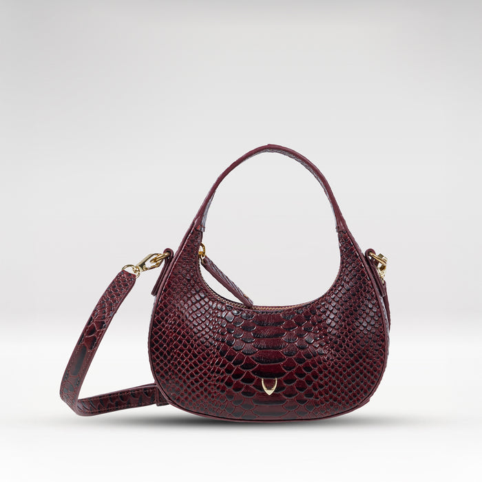 Rosario 02 Red Leather Crossbody