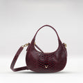 Rosario 02 Red Leather Crossbody