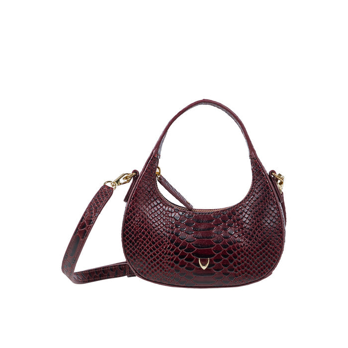 Rosario 02 Red Leather Crossbody