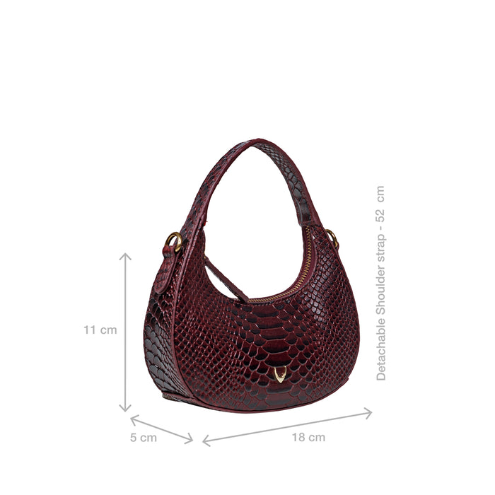 Rosario 02 Red Leather Crossbody