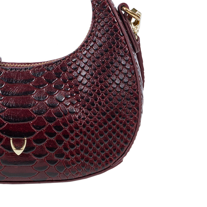 Rosario 02 Red Leather Crossbody
