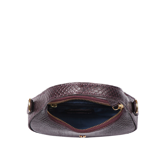 Rosario 02 Violet Leather Crossbody