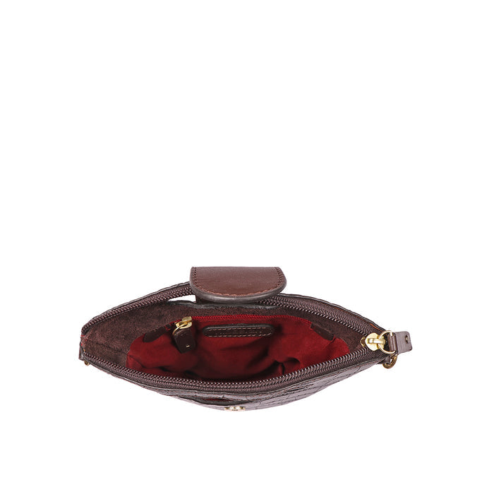 Rosario 03 Brown Leather Sling Bag
