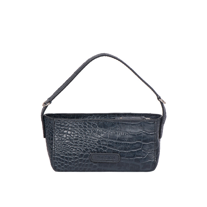 Rosario 06 Blue Leather Crossbody