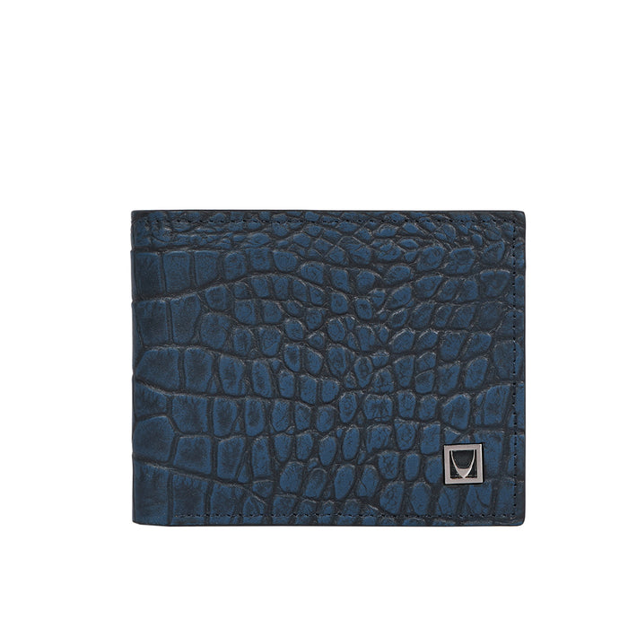 Rover W1 Blue Leather Bi-Fold Wallet