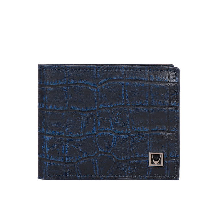 Rover W2 Blue Leather Bi-Fold Wallet
