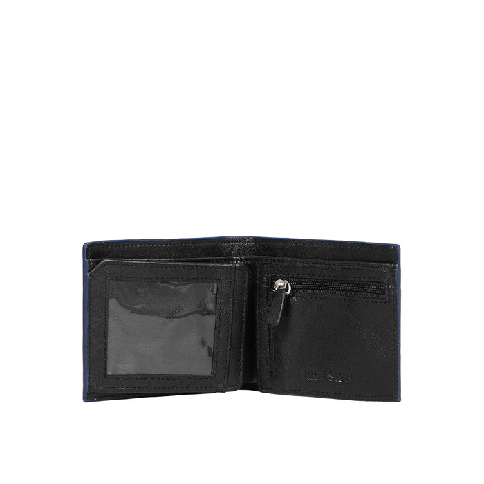 Rover W2 Blue Leather Bi-Fold Wallet