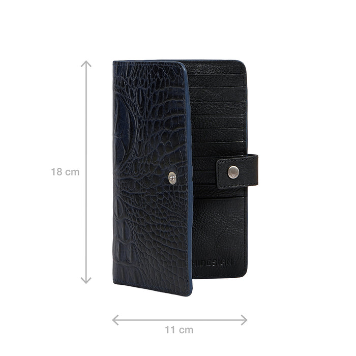 Rover W4 Blue Leather Passport Holder