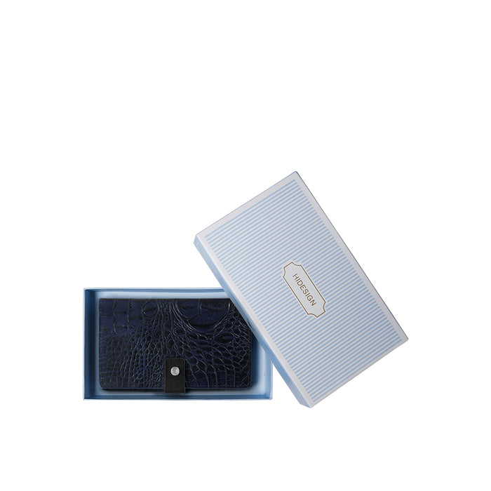 Rover W4 Blue Leather Passport Holder