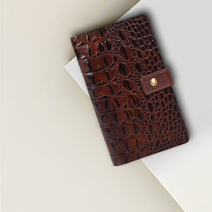 Rover W4 Brown Leather Passport Holder
