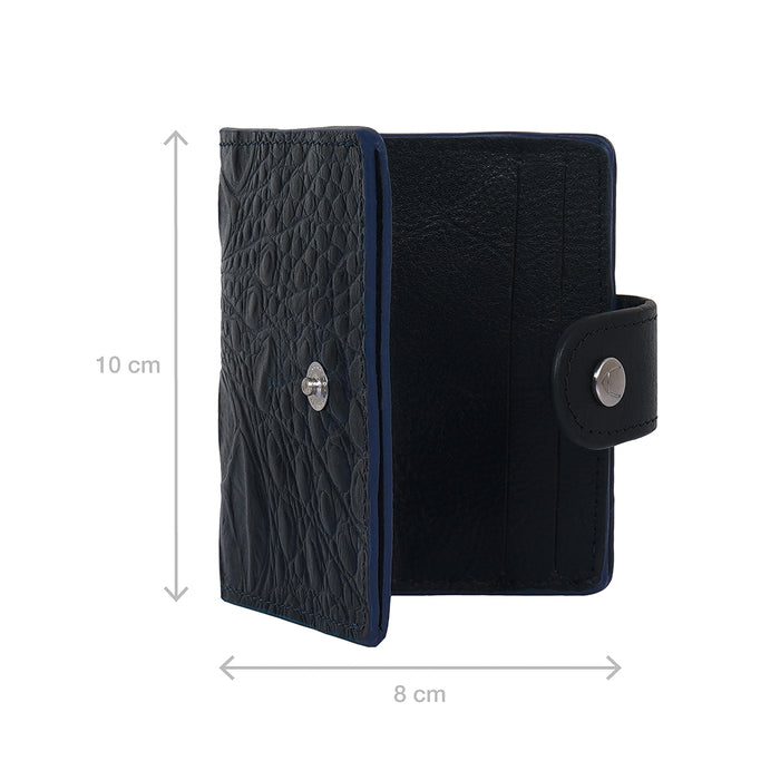 Rover W5 Blue Leather Card Holder