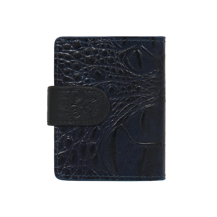 Rover W5 Blue Leather Card Holder