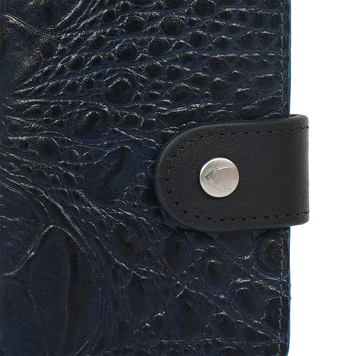 Rover W5 Blue Leather Card Holder