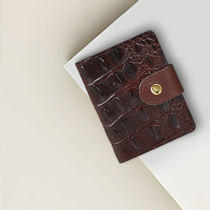Rover W5 Brown Leather Card Holder