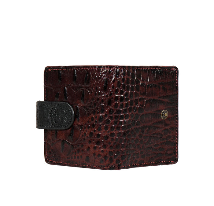 Rover W5 Red Leather Card Holder