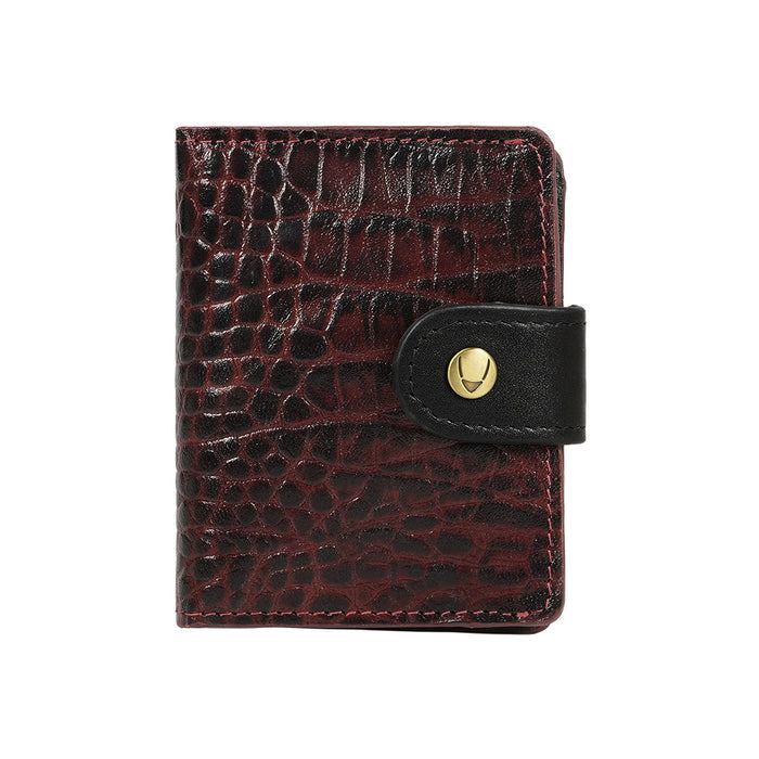 Rover W5 Red Leather Card Holder