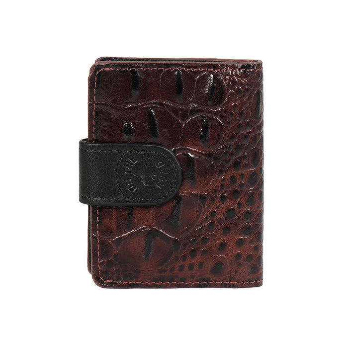 Rover W5 Red Leather Card Holder