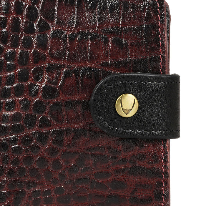 Rover W5 Red Leather Card Holder