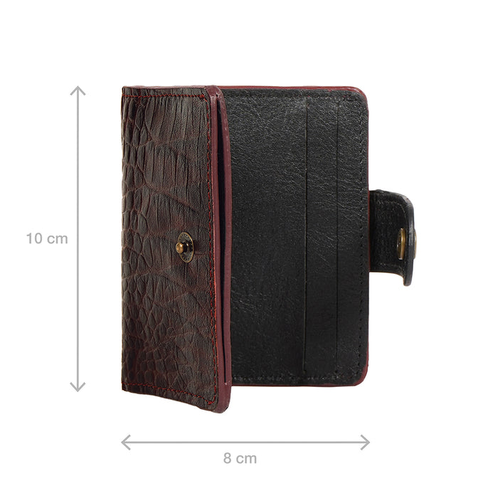 Rover W5 Red Leather Card Holder
