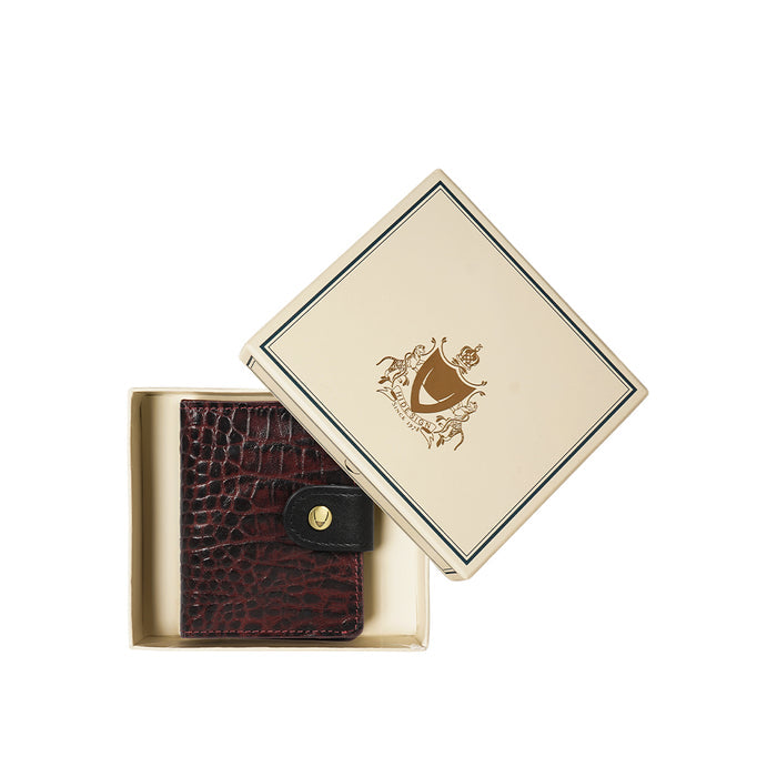 Rover W5 Red Leather Card Holder