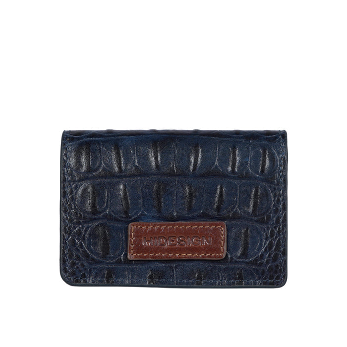 Rover W6 Blue Leather Card Holder