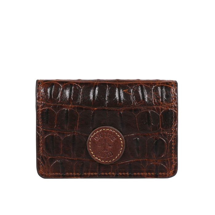 Rover W6 Brown Leather Card Holder