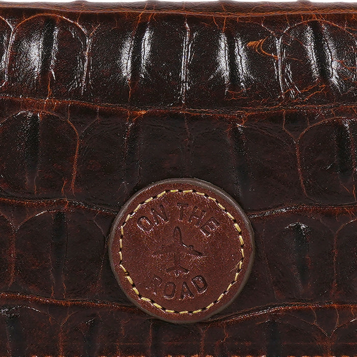 Rover W6 Brown Leather Card Holder